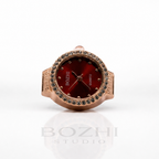BOZHI Gryning – Minimalistisk Watch Ring i Rostfritt Stål