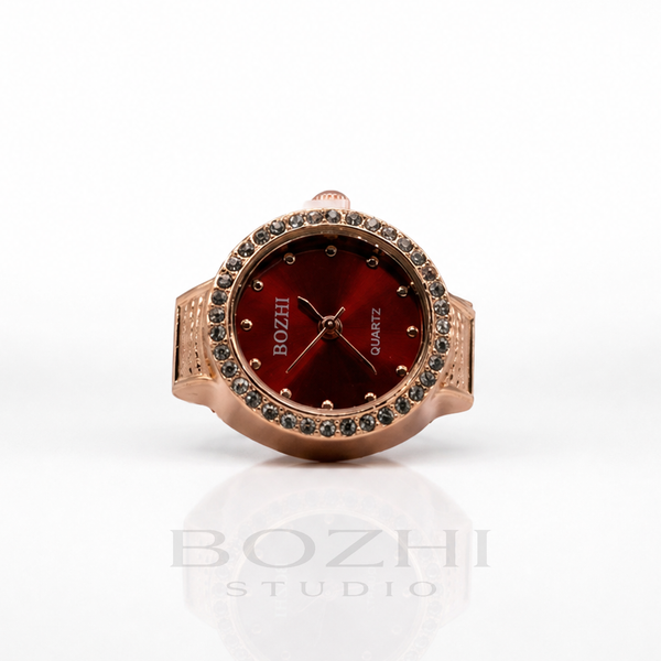 BOZHI Gryning – Minimalistisk Watch Ring i Rostfritt Stål