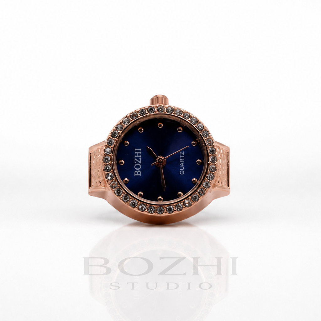 BOZHI Gryning – Minimalistisk Watch Ring i Rostfritt Stål