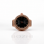 BOZHI Gryning – Minimalistisk Watch Ring i Rostfritt Stål
