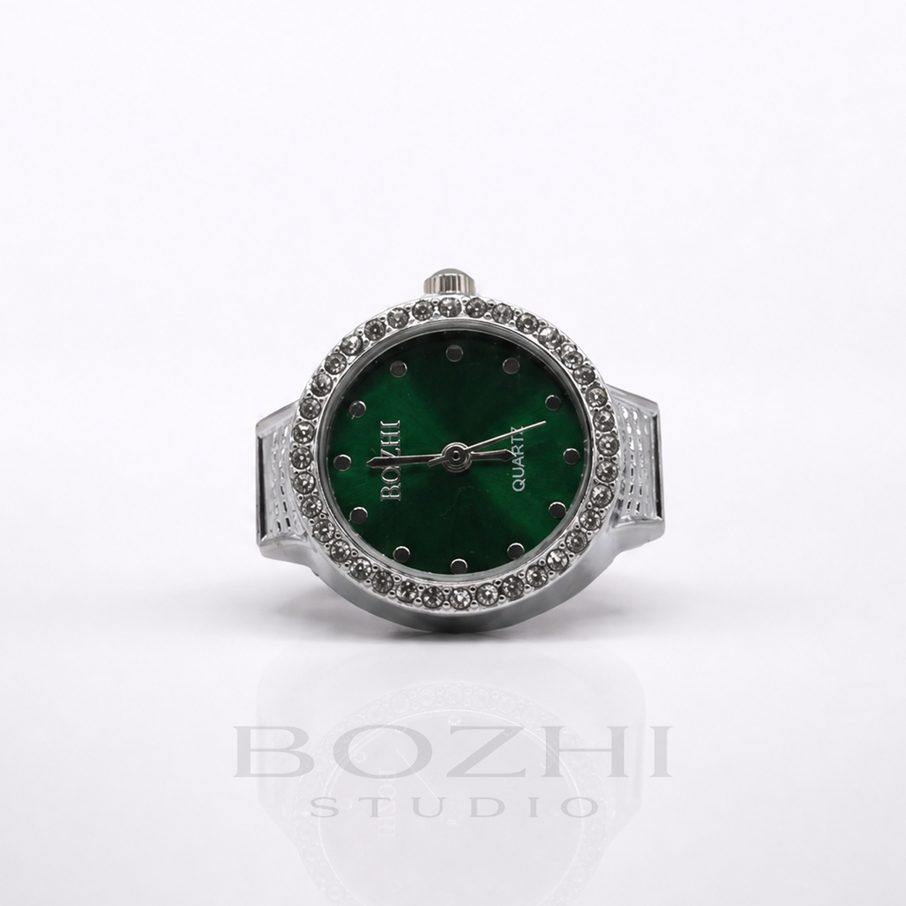 BOZHI Gryning – Minimalistisk Watch Ring i Rostfritt Stål