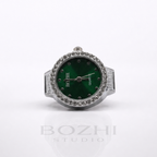 BOZHI Gryning – Minimalistisk Watch Ring i Rostfritt Stål