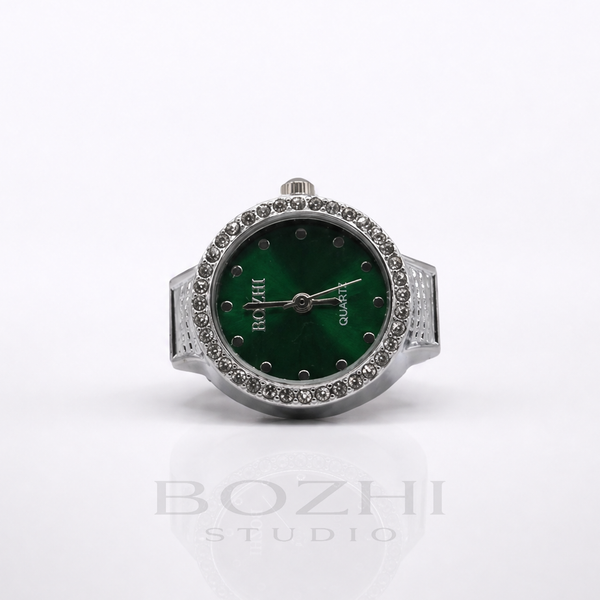 BOZHI Gryning – Minimalistisk Watch Ring i Rostfritt Stål