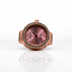 BOZHI Gryning – Minimalistisk Watch Ring i Rostfritt Stål