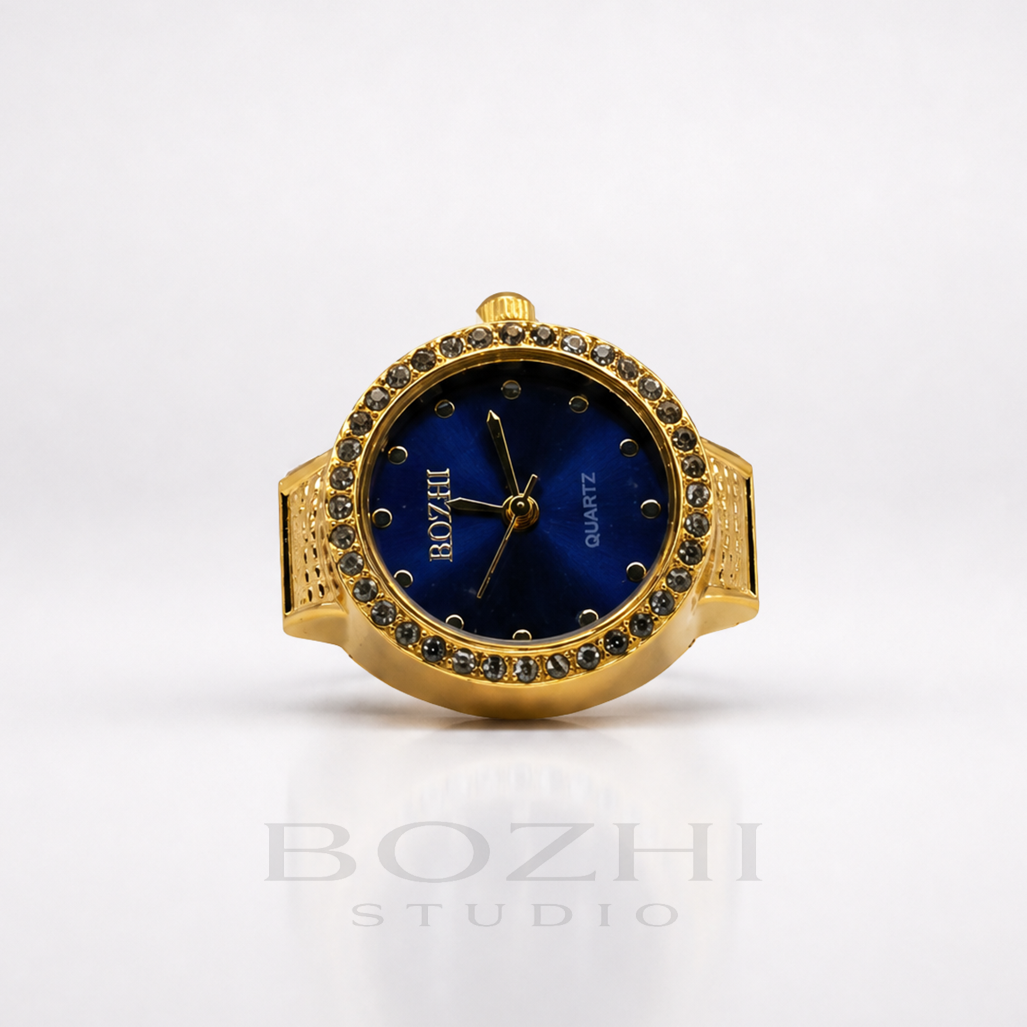 BOZHI Gryning – Minimalistisk Watch Ring i Rostfritt Stål