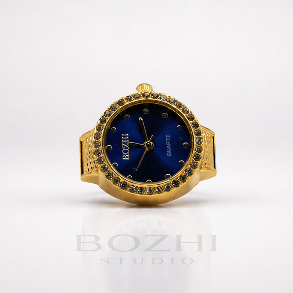 BOZHI Gryning – Minimalistisk Watch Ring i Rostfritt Stål