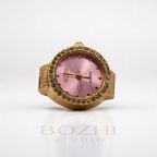 BOZHI Gryning – Minimalistisk Watch Ring i Rostfritt Stål