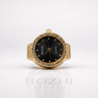 BOZHI Gryning – Minimalistisk Watch Ring i Rostfritt Stål