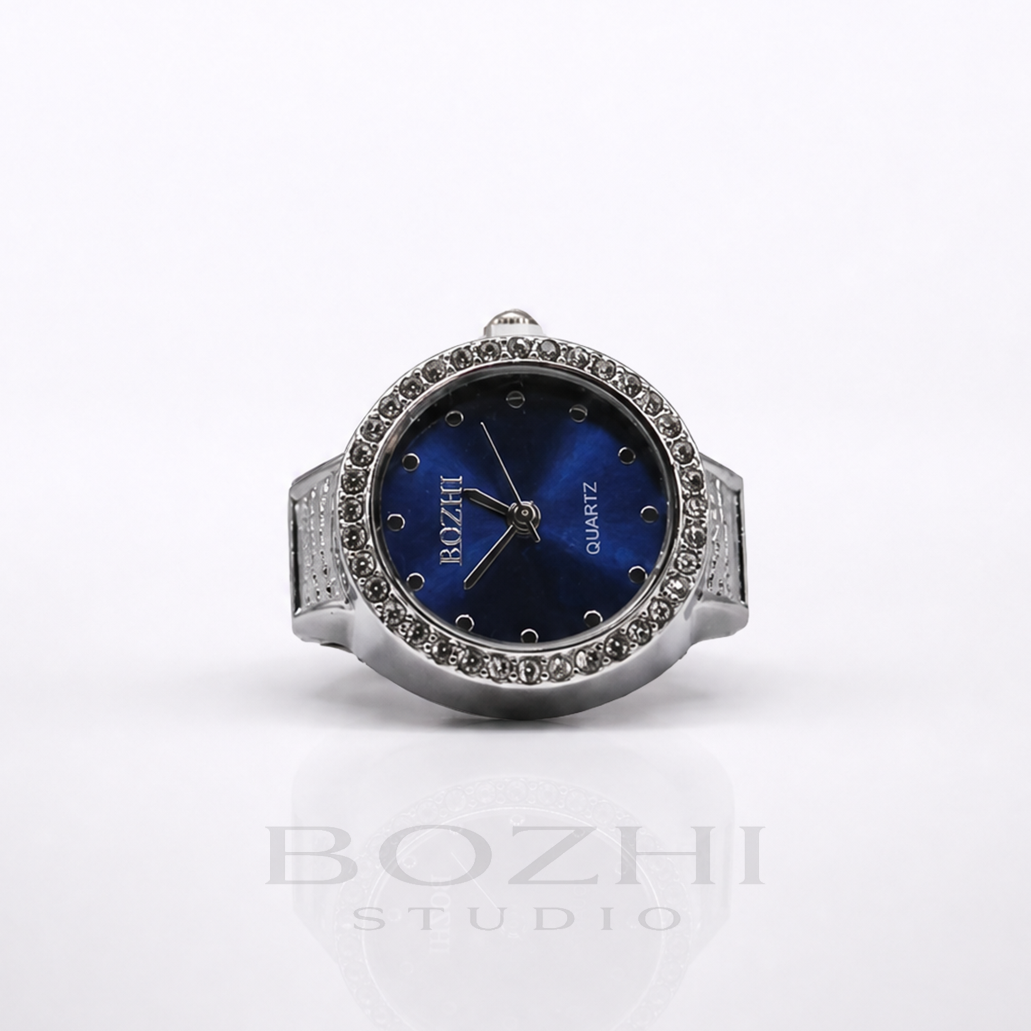 BOZHI Gryning – Minimalistisk Watch Ring i Rostfritt Stål