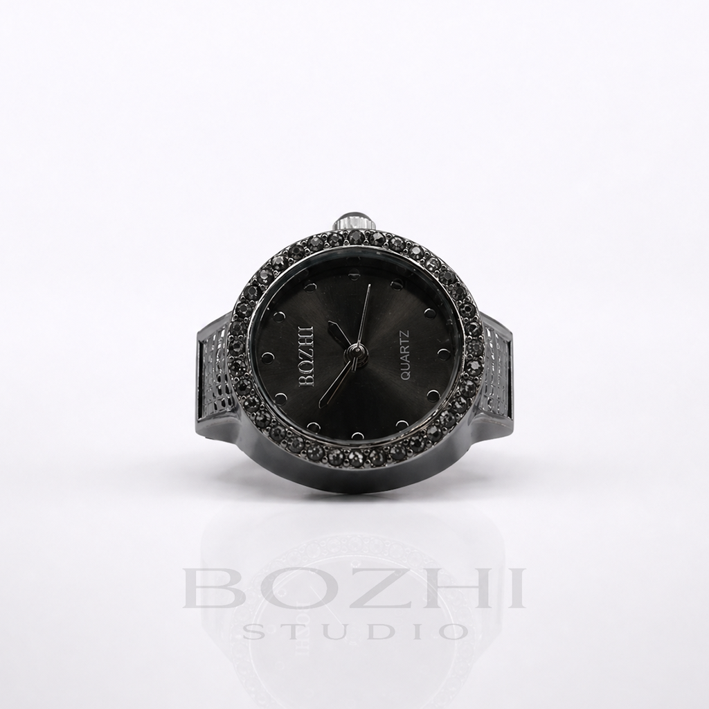 BOZHI Gryning – Minimalistisk Watch Ring i Rostfritt Stål