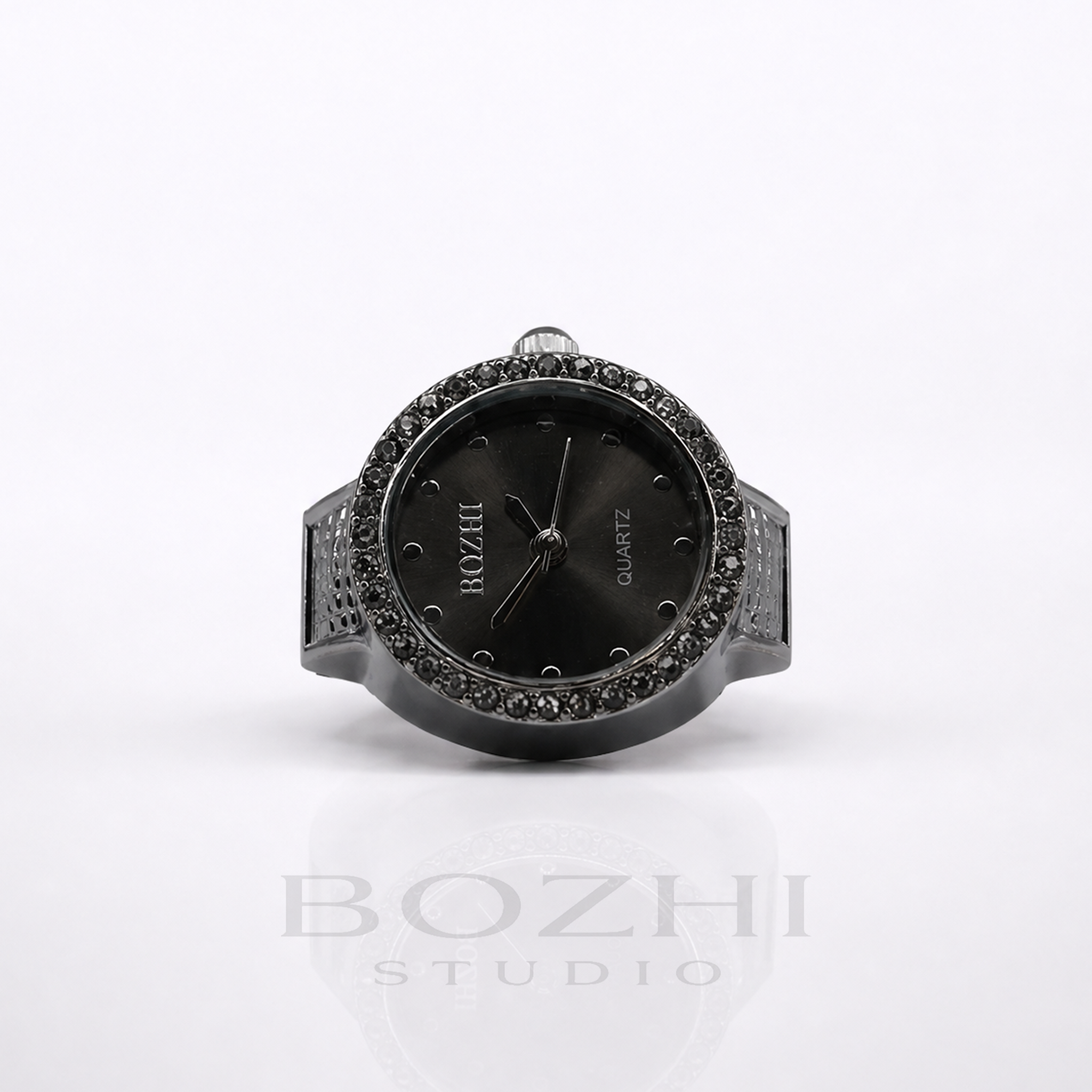 BOZHI Gryning – Minimalistisk Watch Ring i Rostfritt Stål