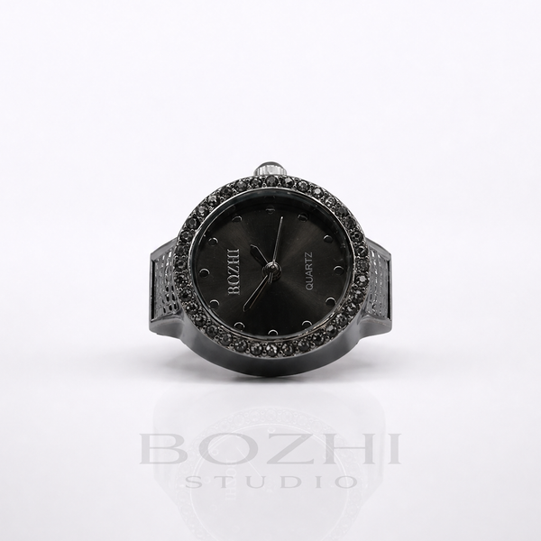 BOZHI Gryning – Minimalistisk Watch Ring i Rostfritt Stål
