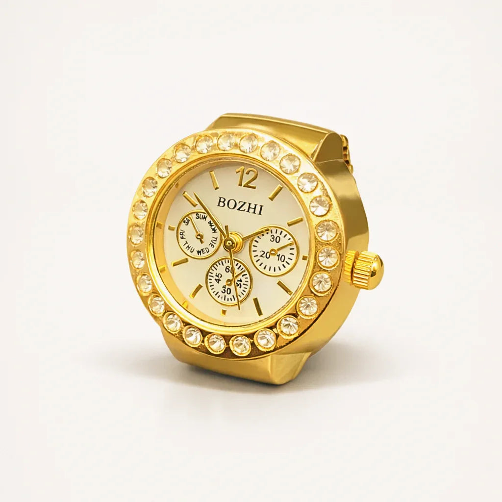 BOZHI watch ring i guld, minimalistisk design