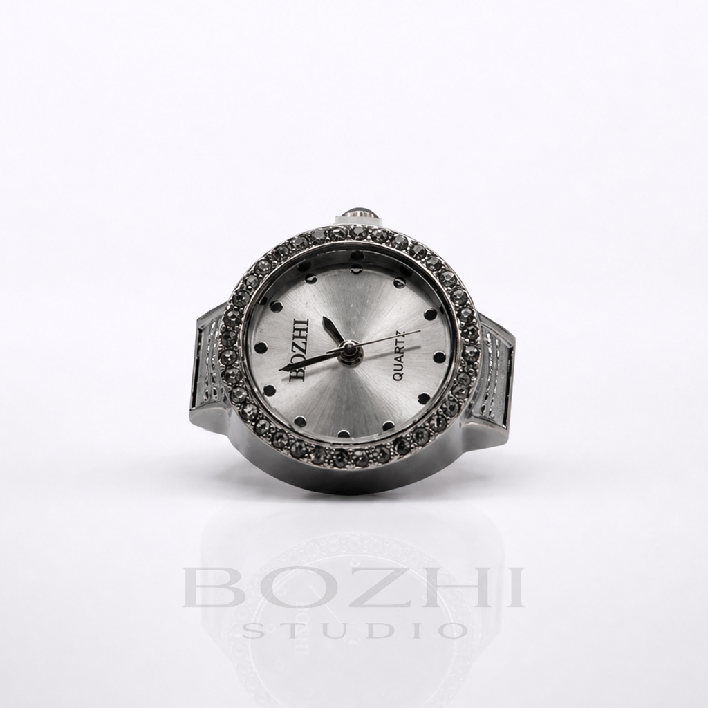 BOZHI Gryning – Minimalistisk Watch Ring i Rostfritt Stål