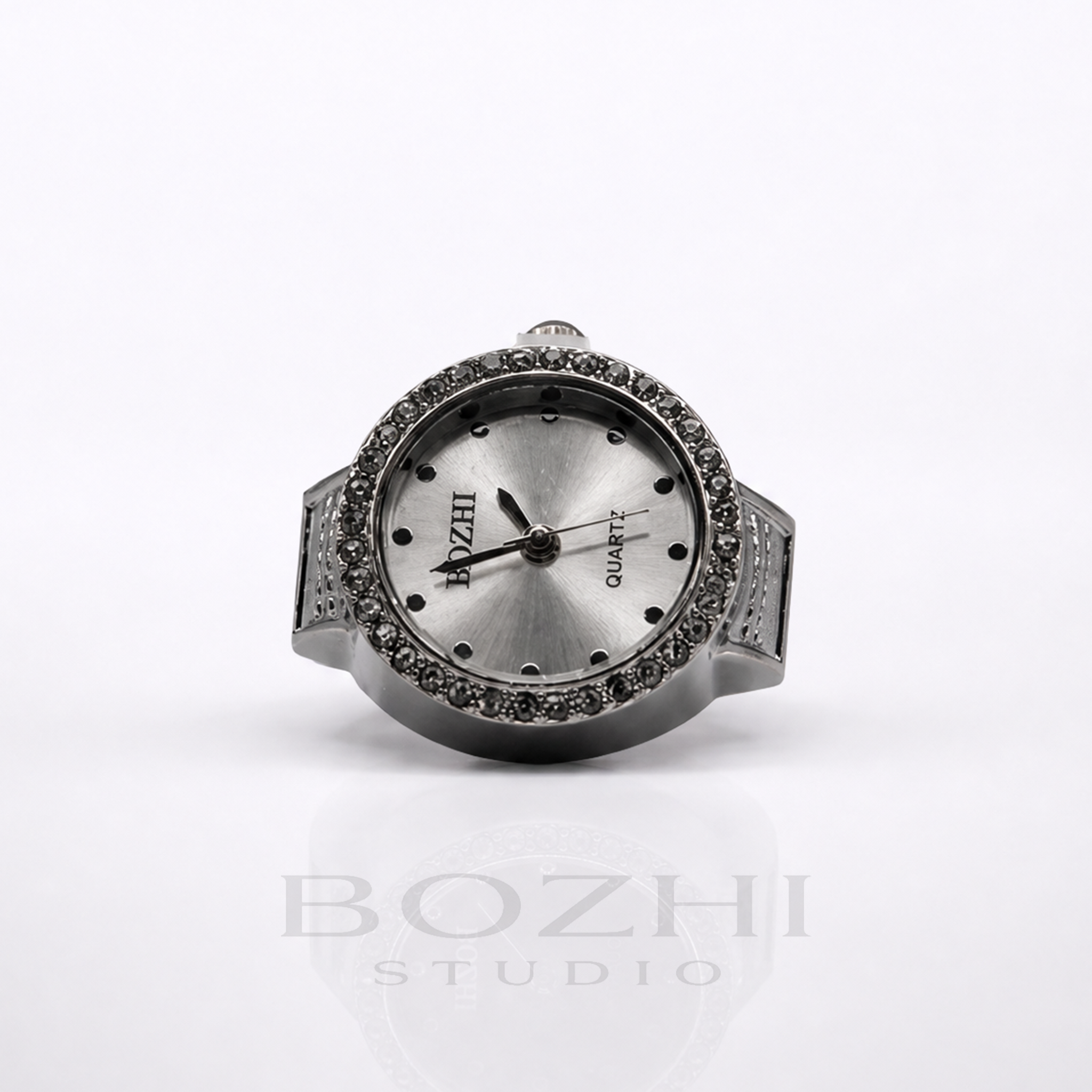 BOZHI Gryning – Minimalistisk Watch Ring i Rostfritt Stål