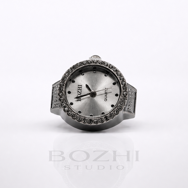 BOZHI Gryning – Minimalistisk Watch Ring i Rostfritt Stål