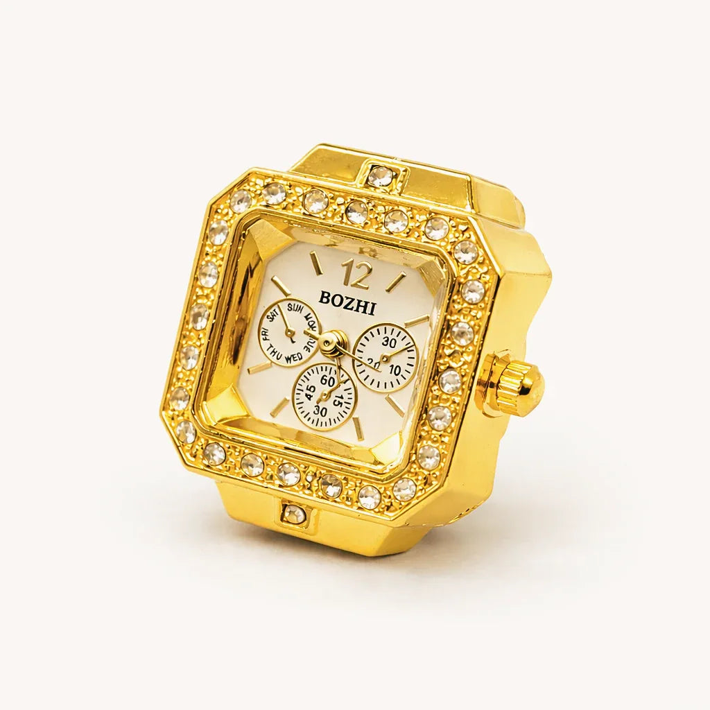 BOZHI watch ring i guld, minimalistisk design