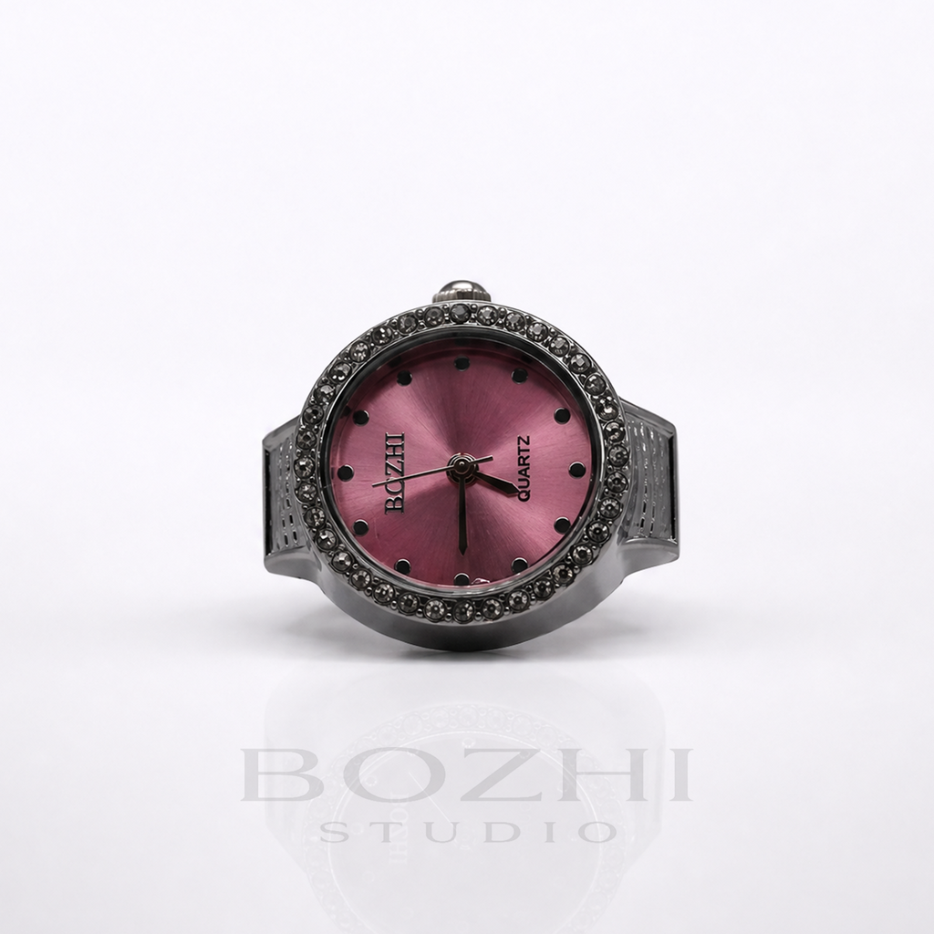 BOZHI Gryning – Minimalistisk Watch Ring i Rostfritt Stål