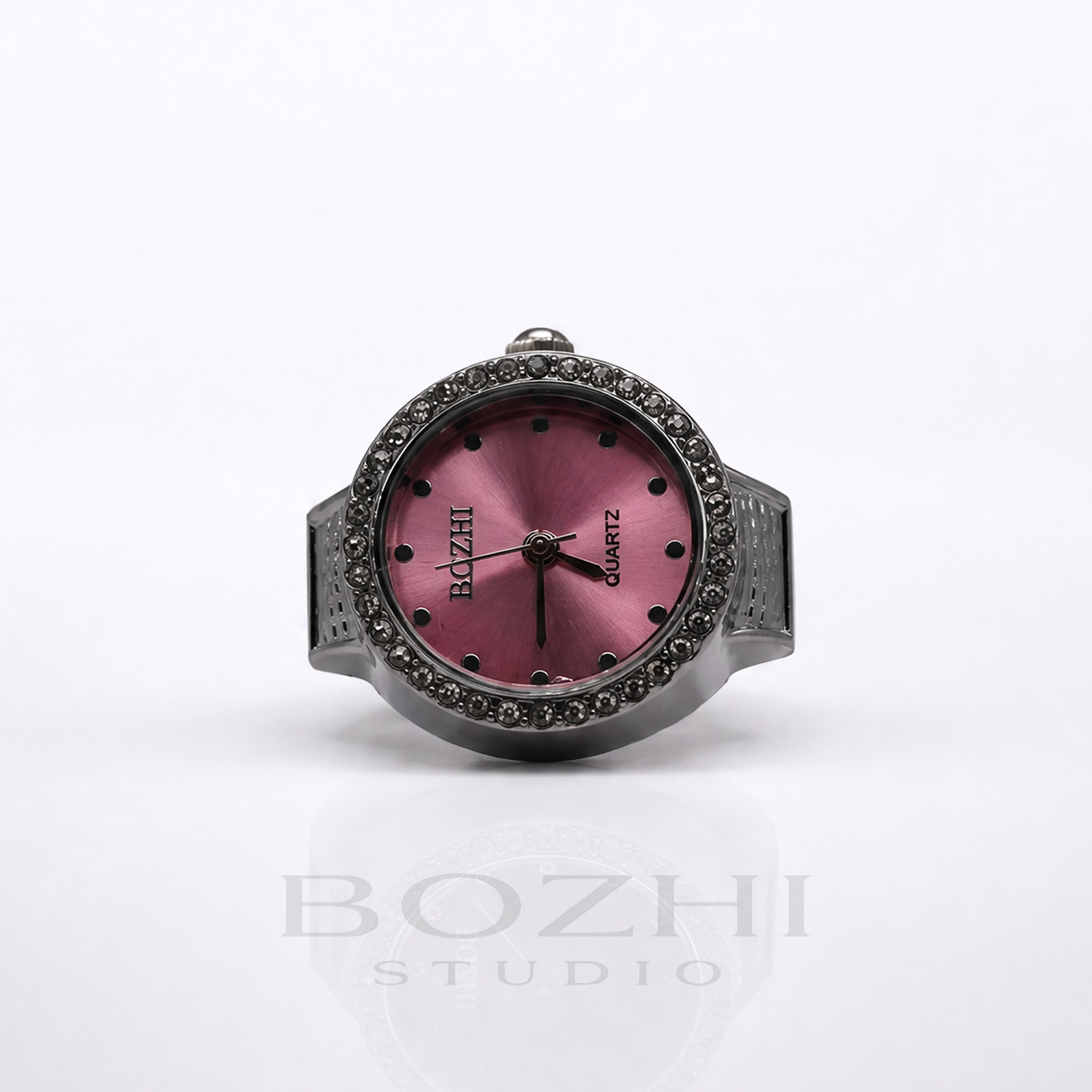 BOZHI Gryning – Minimalistisk Watch Ring i Rostfritt Stål