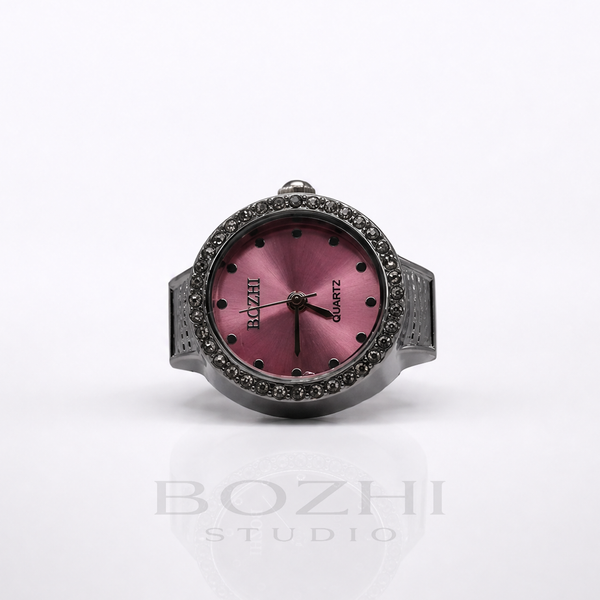 BOZHI Gryning – Minimalistisk Watch Ring i Rostfritt Stål