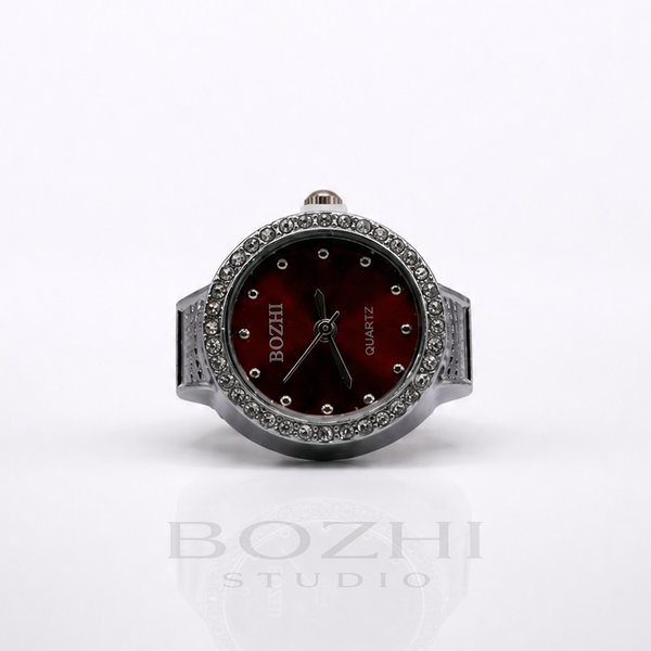 BOZHI Gryning – Minimalistisk Watch Ring i Rostfritt Stål
