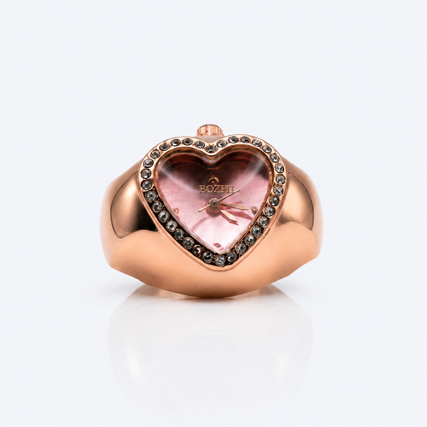 BOZHI Luna – Minimalistisk Watch Ring i Rostfritt Stål