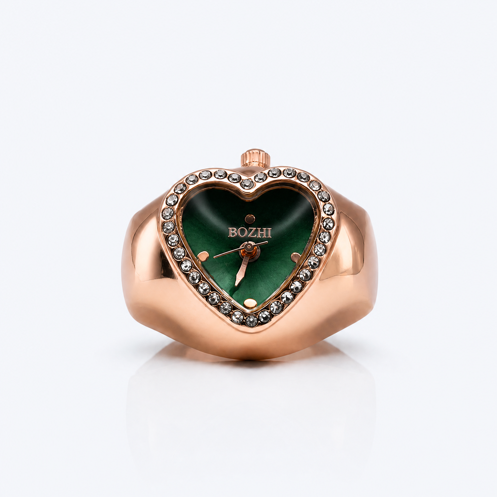 BOZHI Luna – Minimalistisk Watch Ring i Rostfritt Stål