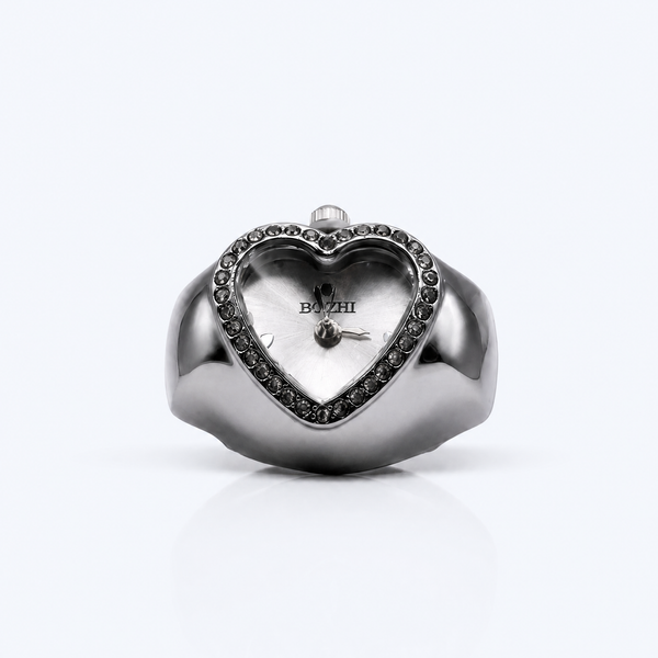 BOZHI Luna – Minimalistisk Watch Ring i Rostfritt Stål