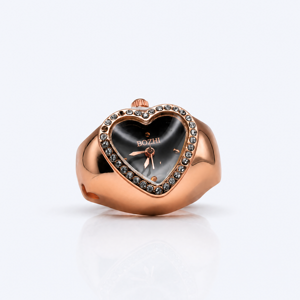 BOZHI Luna – Minimalistisk Watch Ring i Rostfritt Stål