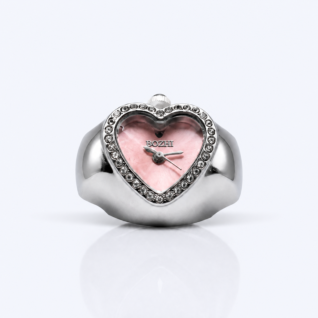 BOZHI Luna – Minimalistisk Watch Ring i Rostfritt Stål