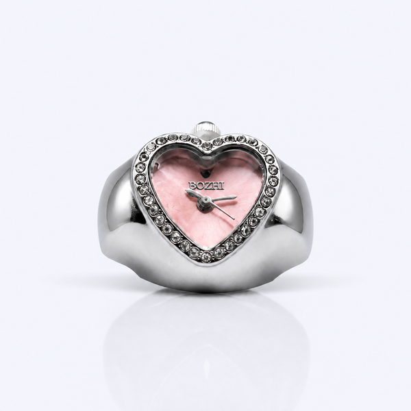 BOZHI Luna – Minimalistisk Watch Ring i Rostfritt Stål