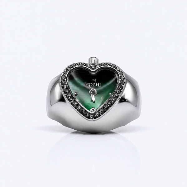 BOZHI Luna – Minimalistisk Watch Ring i Rostfritt Stål