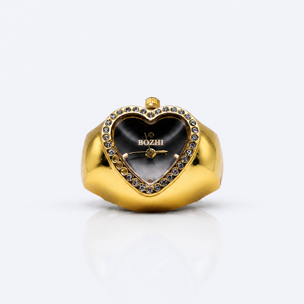 BOZHI Luna – Minimalistisk Watch Ring i Rostfritt Stål