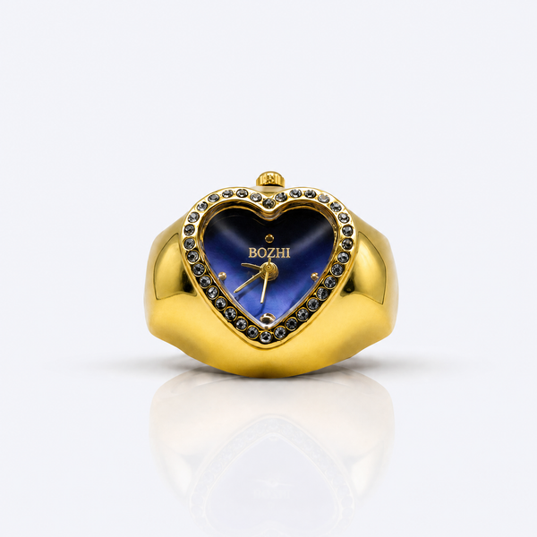 BOZHI Luna – Minimalistisk Watch Ring i Rostfritt Stål