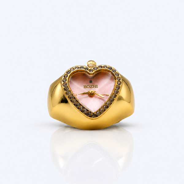 BOZHI Luna – Minimalistisk Watch Ring i Rostfritt Stål