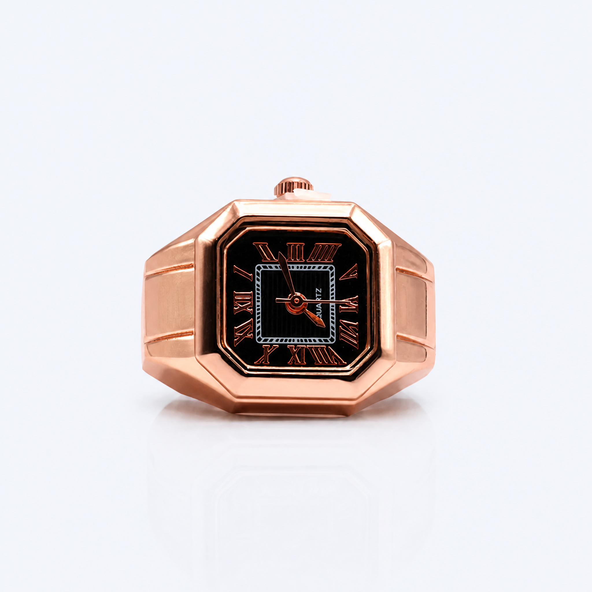 BOZHI Atlas – Minimalistisk Watch Ring i Rostfritt Stål