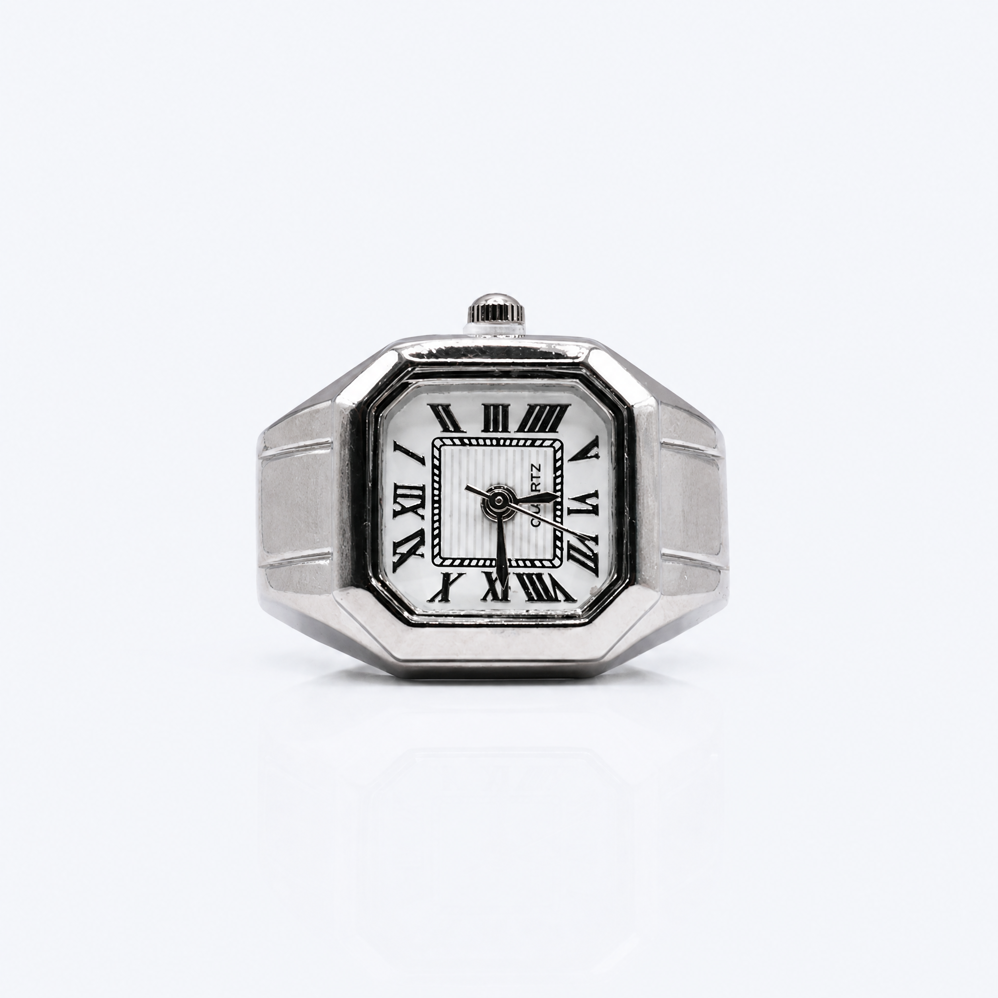 BOZHI Atlas – Minimalistisk Watch Ring i Rostfritt Stål