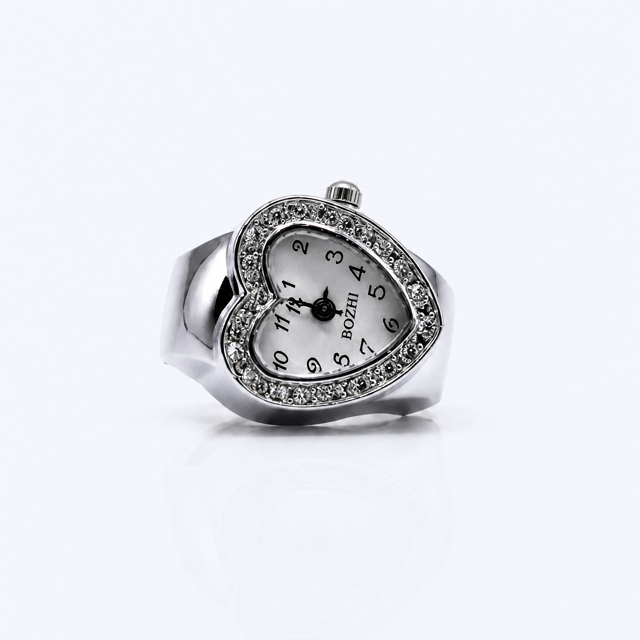 BOZHI Halo – Minimalistisk Watch Ring i Rostfritt Stål