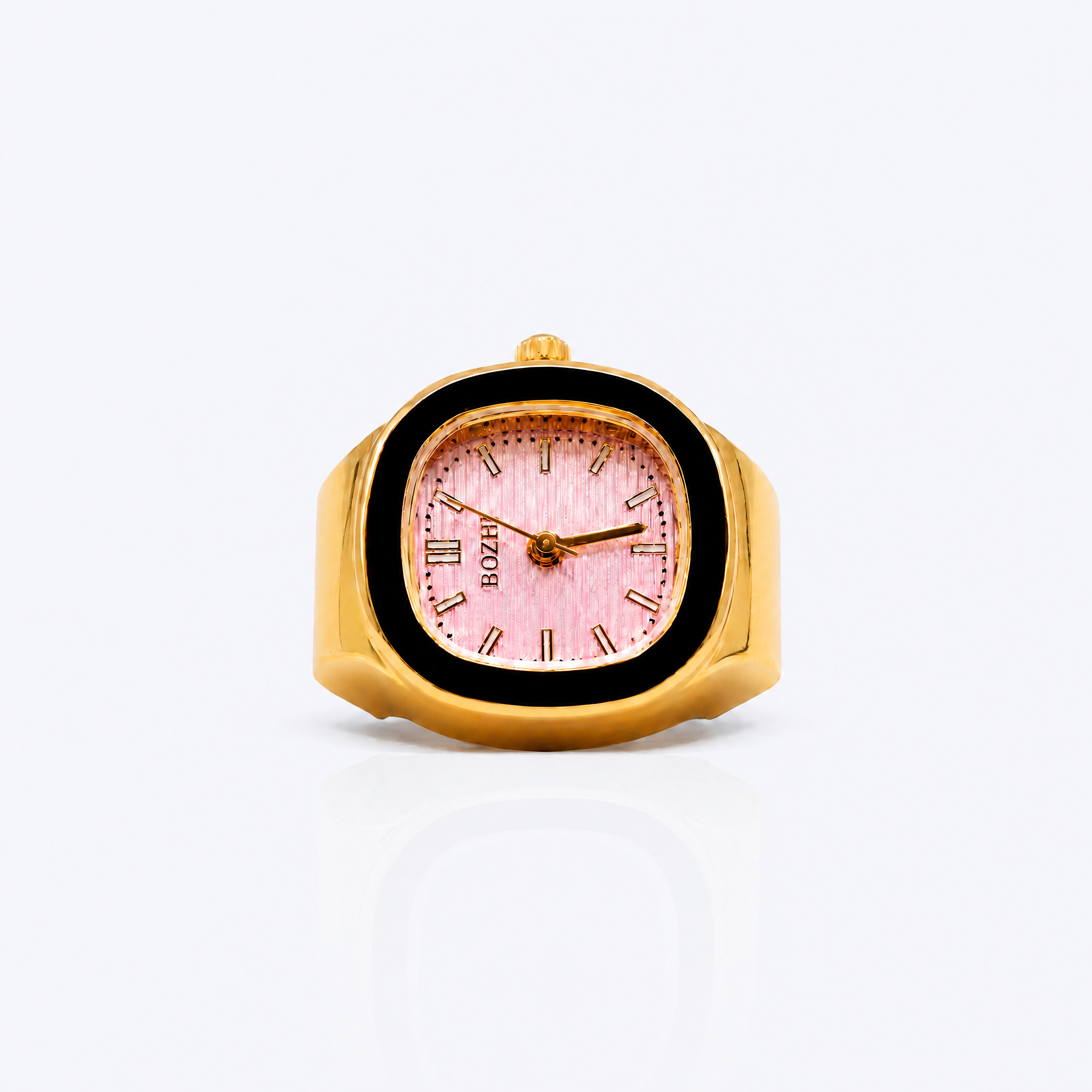BOZHI Fjord – Minimalistisk Watch Ring i Rostfritt Stål