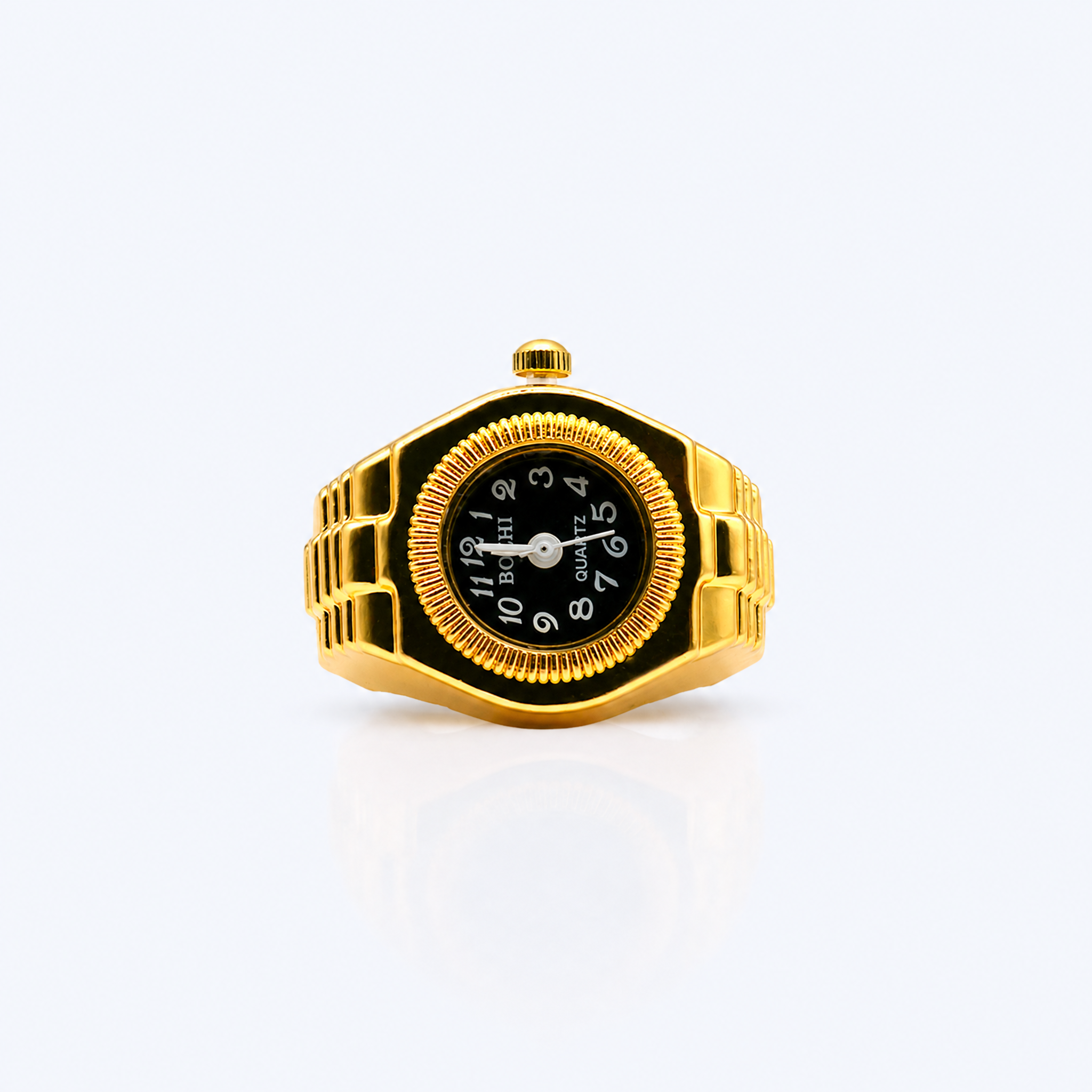 BOZHI Polar – Minimalistisk Watch Ring i Rostfritt Stål