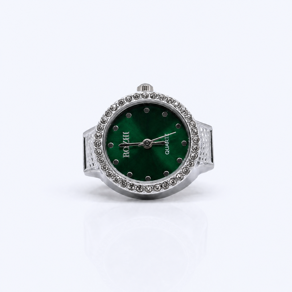 BOZHI Gryning – Minimalistisk Watch Ring i Rostfritt Stål