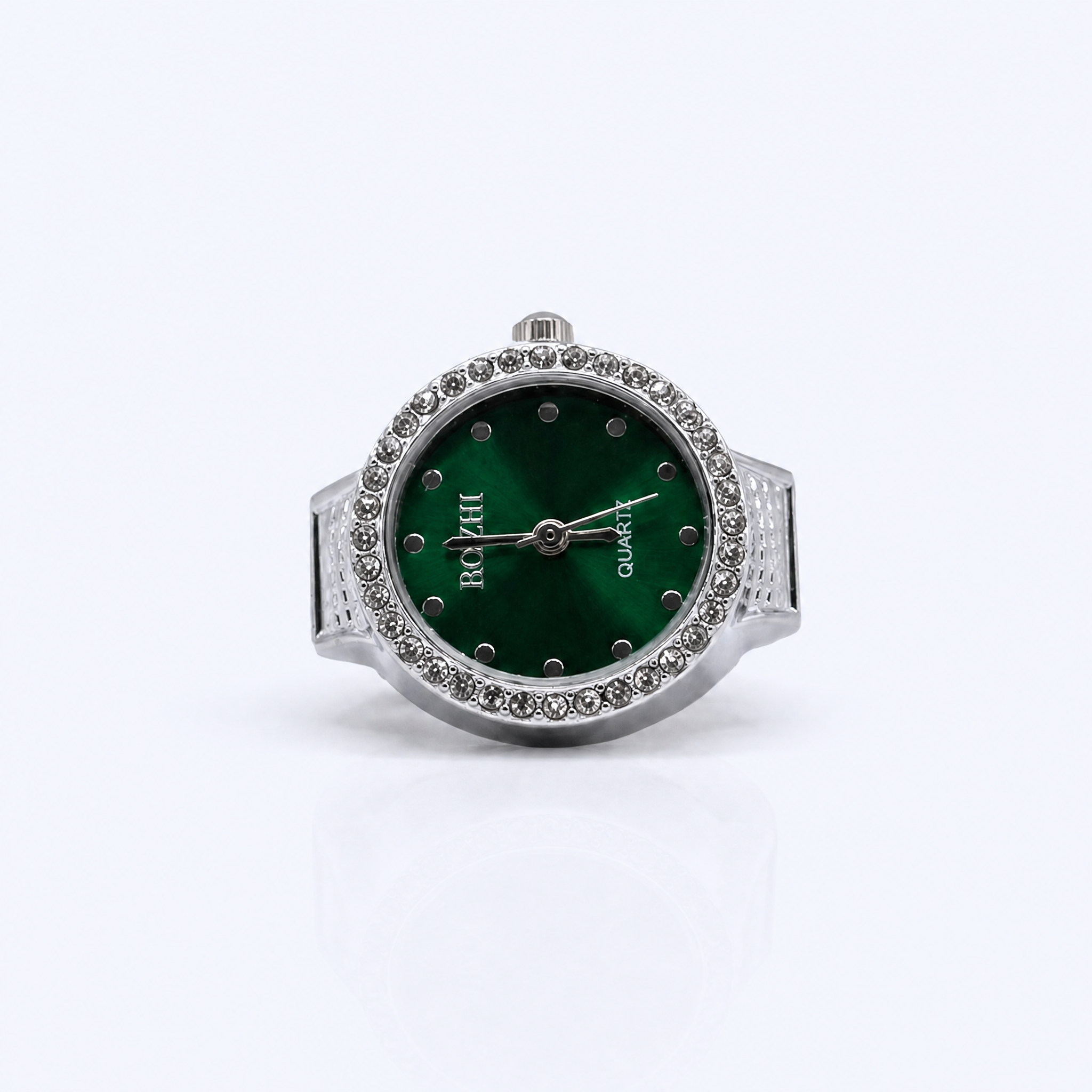 BOZHI Gryning – Minimalistisk Watch Ring i Rostfritt Stål