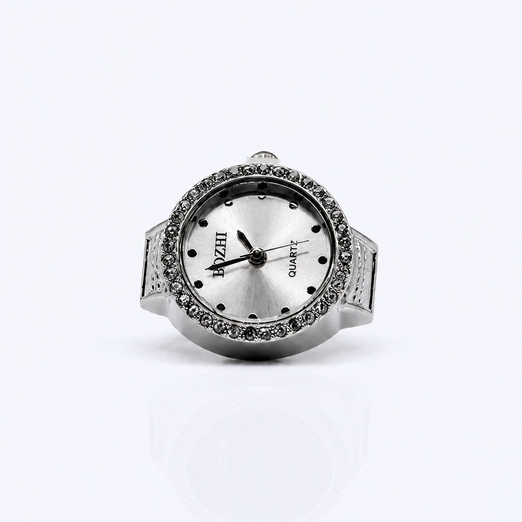 BOZHI Gryning – Minimalistisk Watch Ring i Rostfritt Stål
