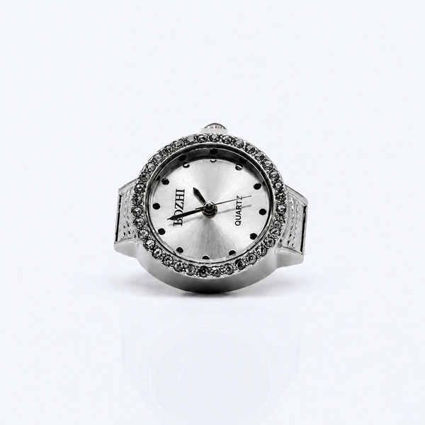 BOZHI Gryning – Minimalistisk Watch Ring i Rostfritt Stål