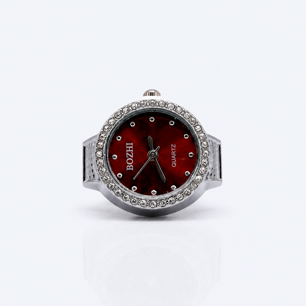 BOZHI Gryning – Minimalistisk Watch Ring i Rostfritt Stål