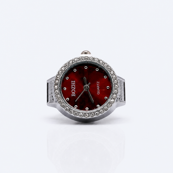 BOZHI Gryning – Minimalistisk Watch Ring i Rostfritt Stål