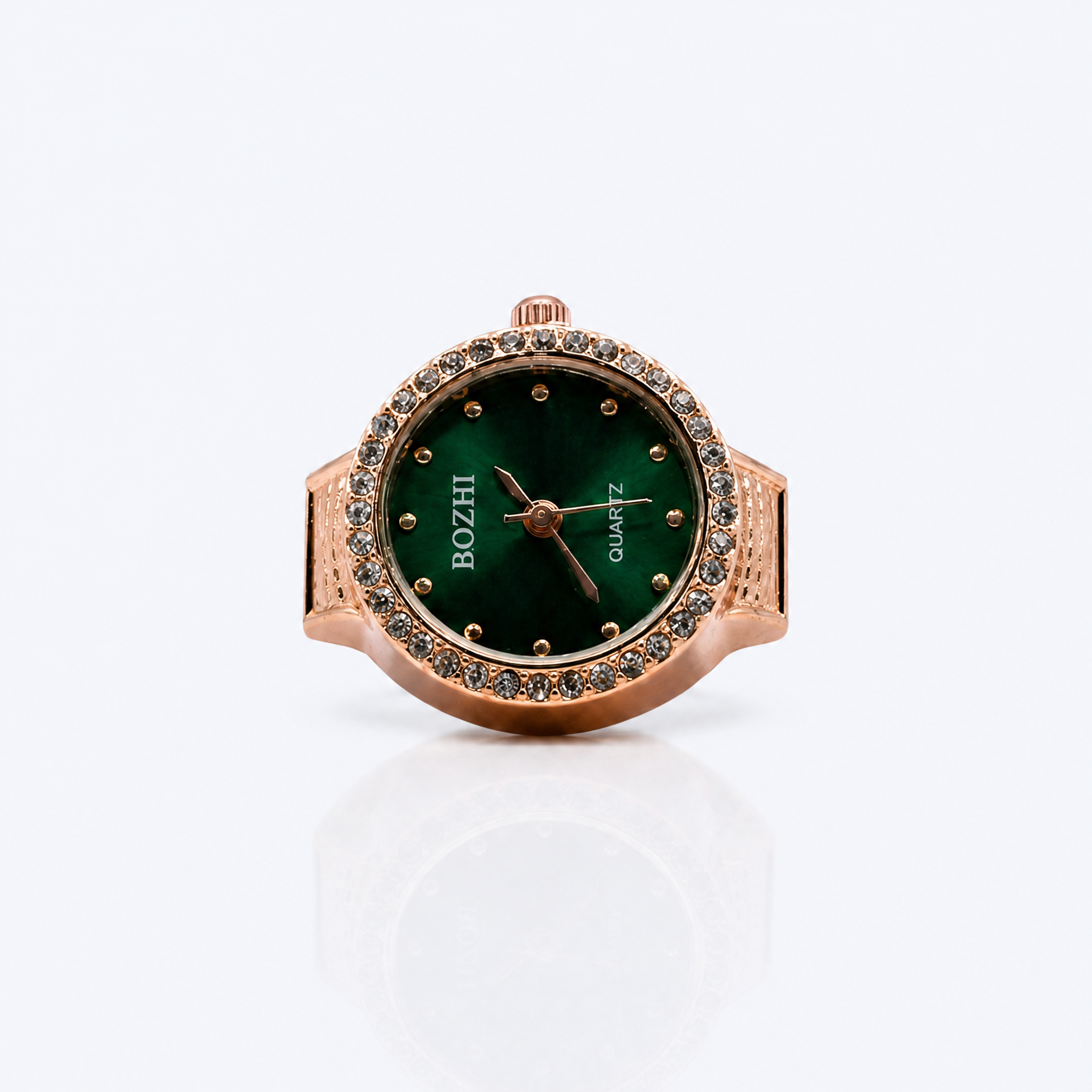 BOZHI Gryning – Minimalistisk Watch Ring i Rostfritt Stål