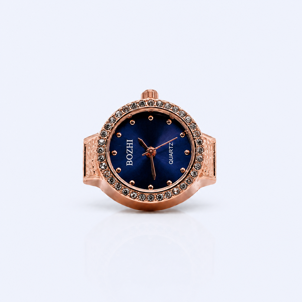 BOZHI Gryning – Minimalistisk Watch Ring i Rostfritt Stål
