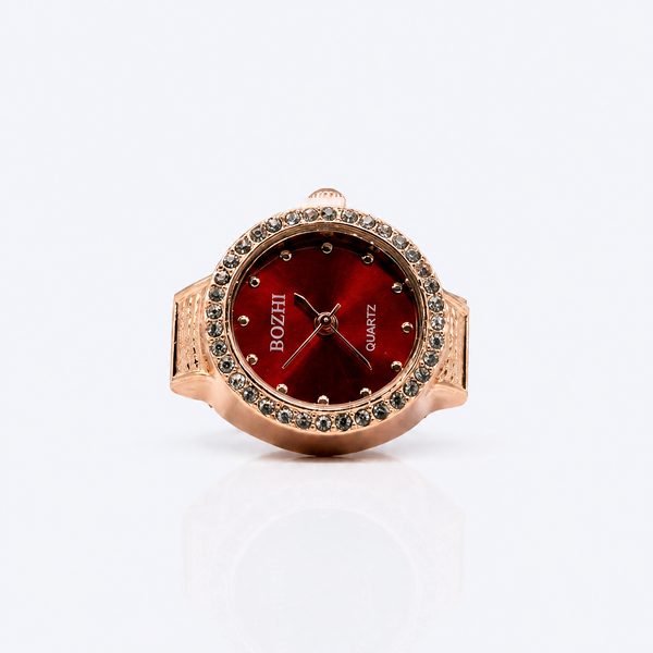 BOZHI Gryning – Minimalistisk Watch Ring i Rostfritt Stål