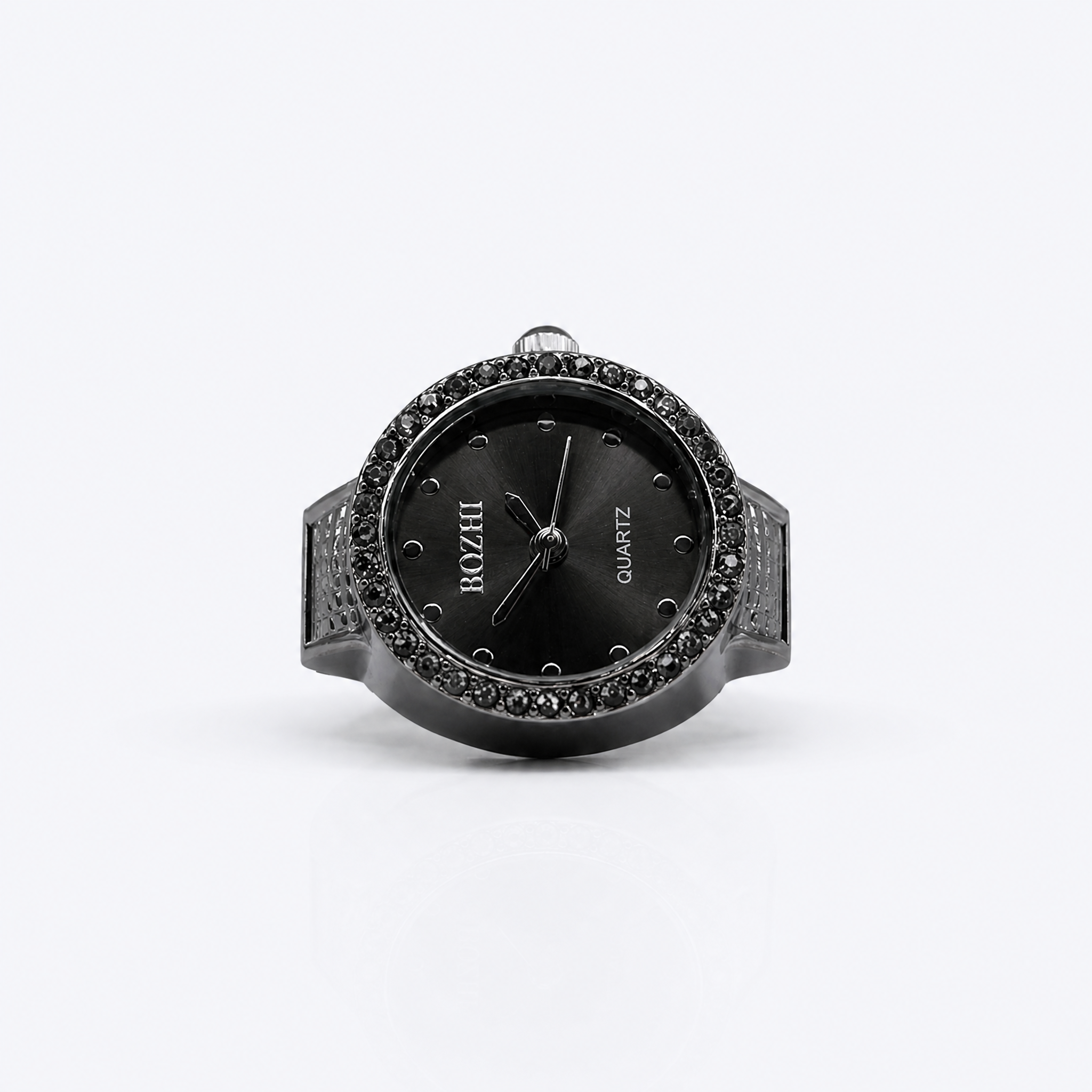 BOZHI Gryning – Minimalistisk Watch Ring i Rostfritt Stål